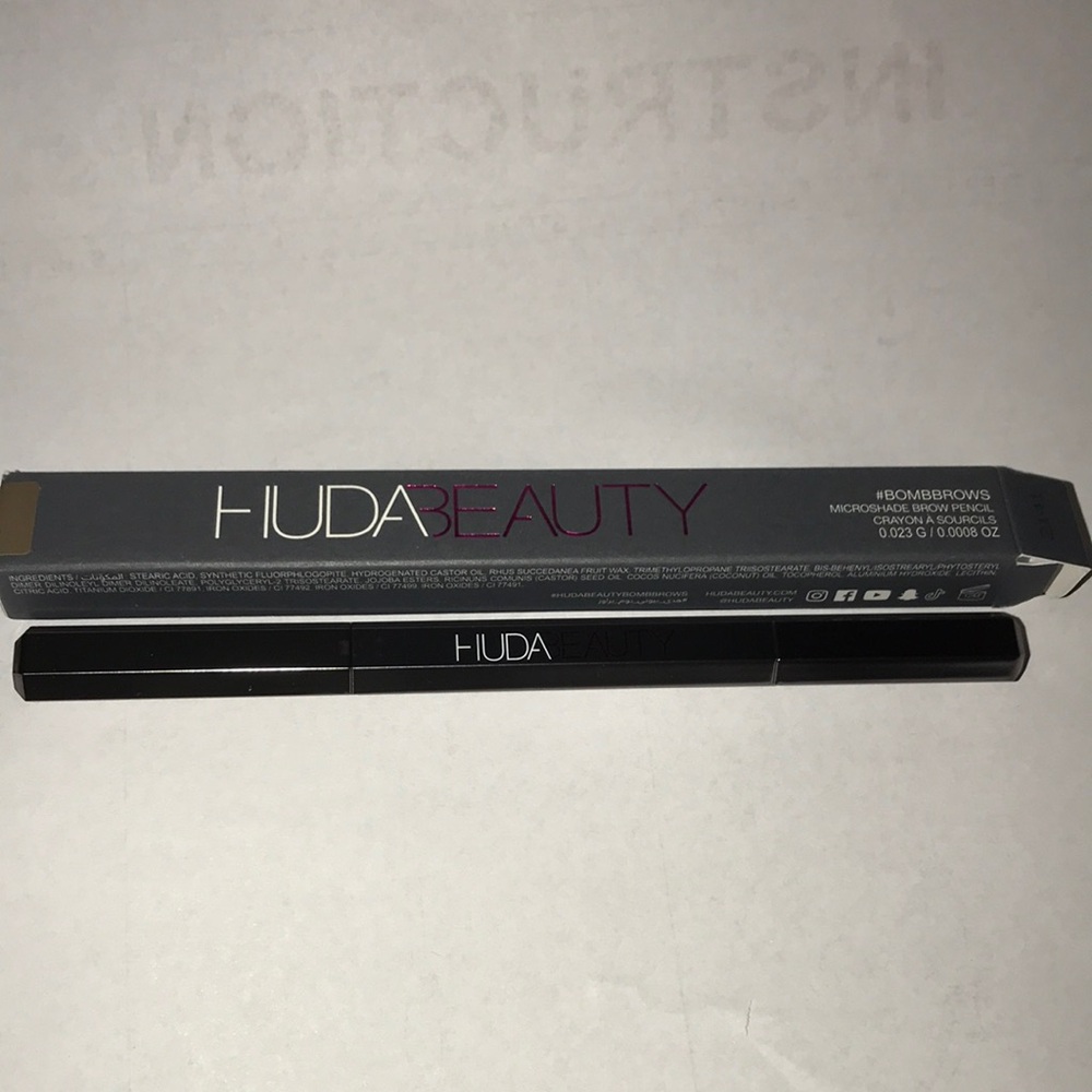 Huda Beauty Bomb Brows Microfine Eyebrow Pencil in 2 Neutral Blonde